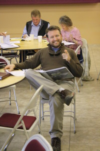 The enthusiastic Chris Storm (Vino Farms), chair of the Lodi Rules committee and co-author of the Lodi Winegrowers' Workbook.