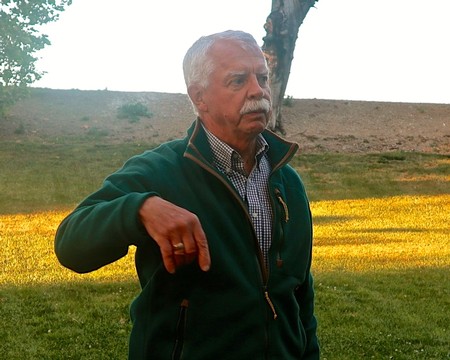 Dr. Clifford Ohmart at a recent sustainable workshop in Lodi's California Delta region.