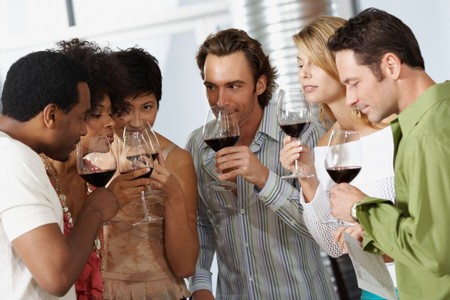 Lodi wine lovers enjoying the "art" of wine tasting in harmony.