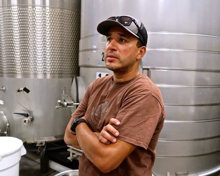 Anaya Vineyards owner/winemaker Gerardo Espinosa.